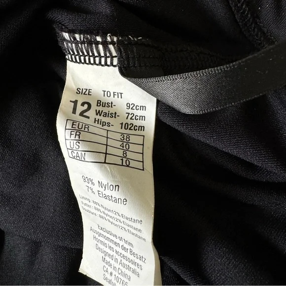 Seafolly Black Swimsuit - Picture 7 of 7